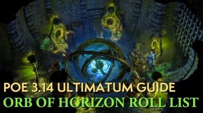PoE 3.14 Map Guide: Orb of Horizon Roll List